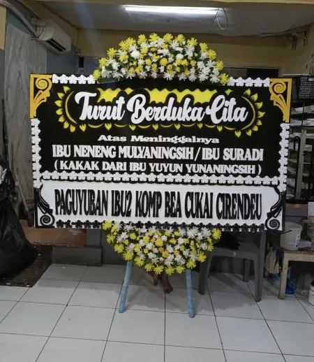 Papan Bunga Duka Temiyang Kroya